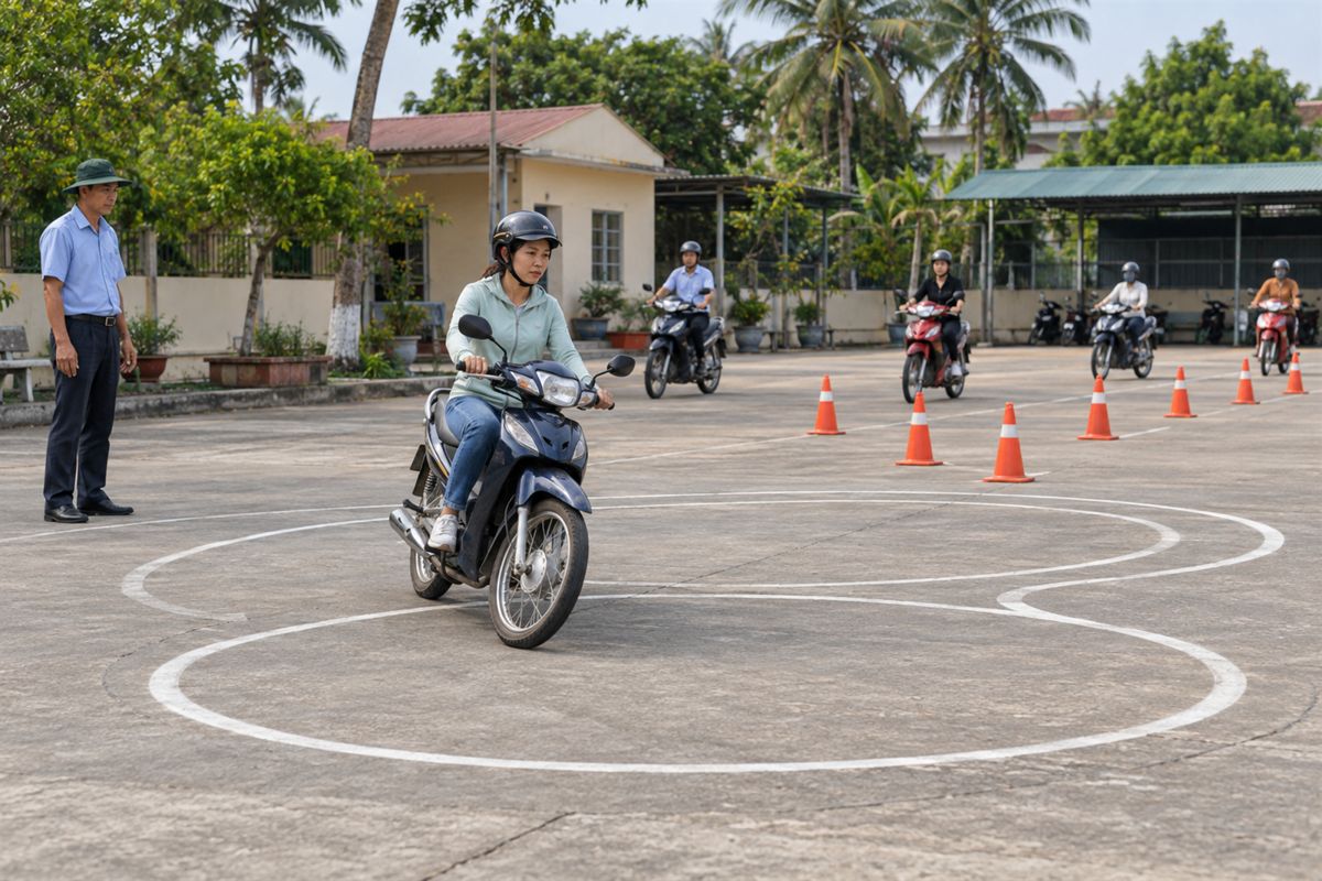 Đào tạo lái xe mô tô hạng A1